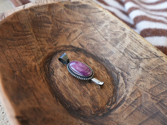 Purple Spiny Blossom Pendant