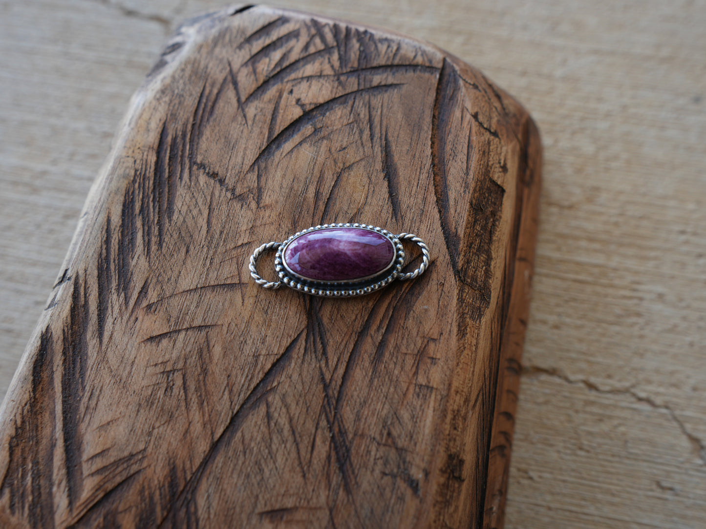 Purple Spiny Scarf Tie